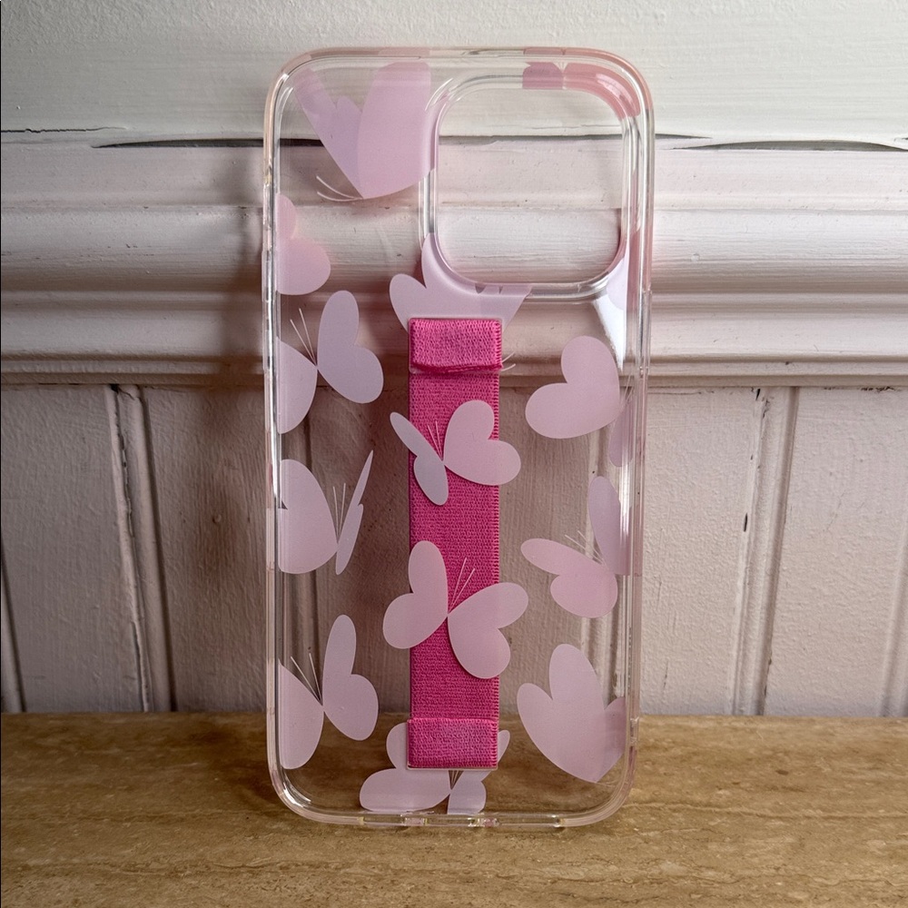 Pink Heart Pattern Phone Case